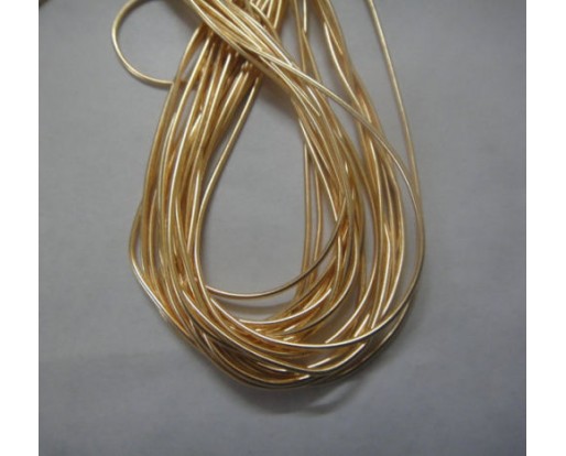MEDIUM GOLD - 150 Inches French Metal Wire Gimp Coil Bullion Purl - Smooth Regular - 3.80 Meters